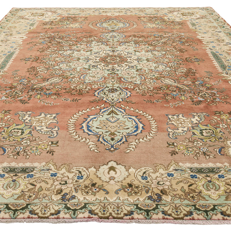 Alfombra Oriental Vintage Anudada a Mano - 245 cm x 341 cm - K0094058