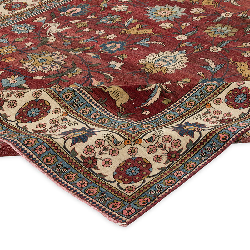 Vintage Hand-Knotted Oriental Rug - 6' 10" x 10' 10" (82" x 130") - K0094060