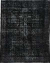Over-dyed Vintage Hand-Knotted Oriental Rug - 9' 8" x 12' 2" (116" x 146")