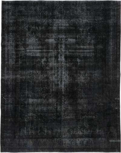 Over-dyed Vintage Hand-Knotted Oriental Rug - 9' 8" x 12' 2" (116" x 146")