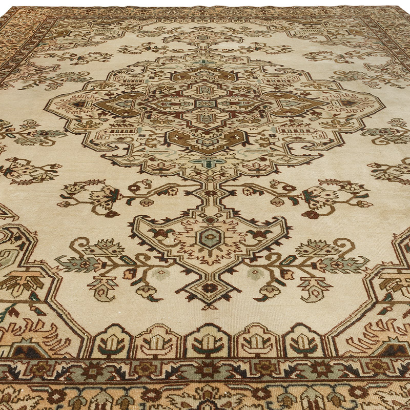 El Dokuma Vintage Halı - 295 cm x 377 cm - K0094062
