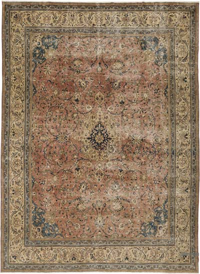 El Dokuma Vintage Halı - 305 cm x 413 cm