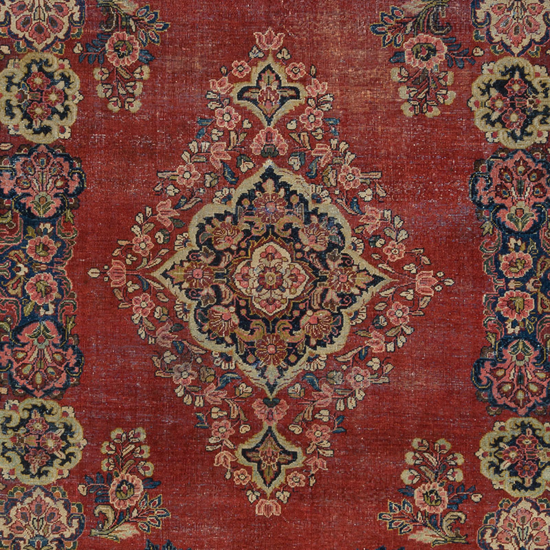 El Dokuma Vintage Halı - 263 cm x 355 cm - K0094066