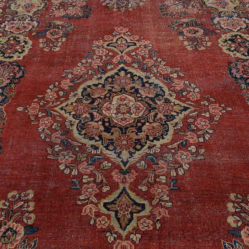 El Dokuma Vintage Halı - 263 cm x 355 cm - K0094066