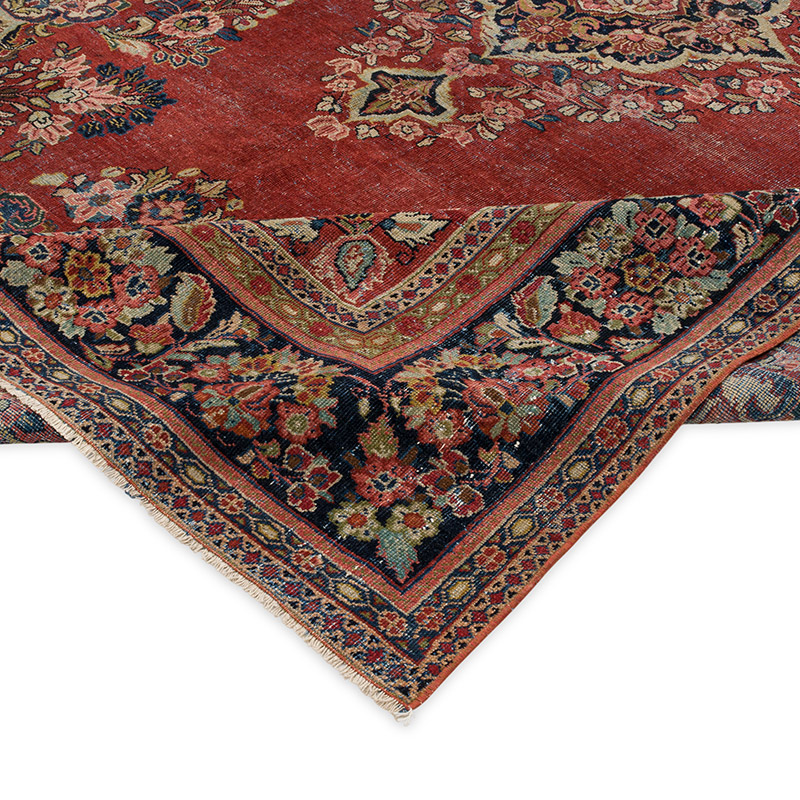 El Dokuma Vintage Halı - 263 cm x 355 cm - K0094066