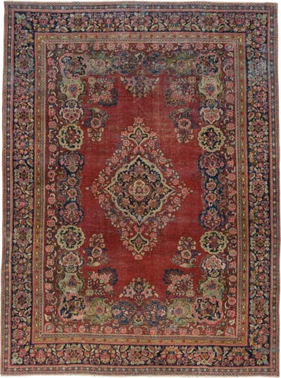 El Dokuma Vintage Halı - 263 cm x 355 cm