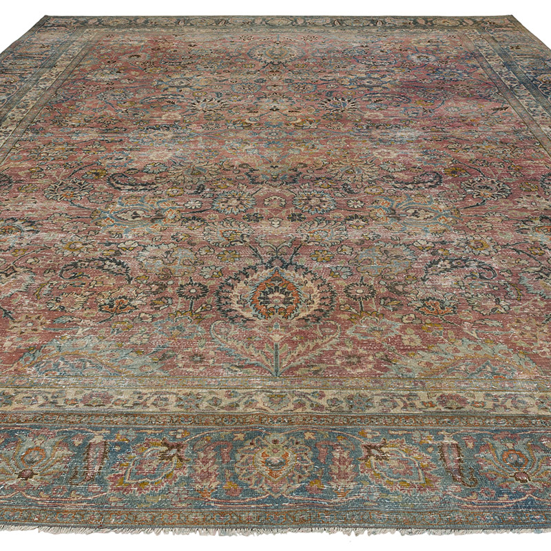 Alfombra Oriental Vintage Anudada a Mano - 272 cm x 370 cm - K0094069