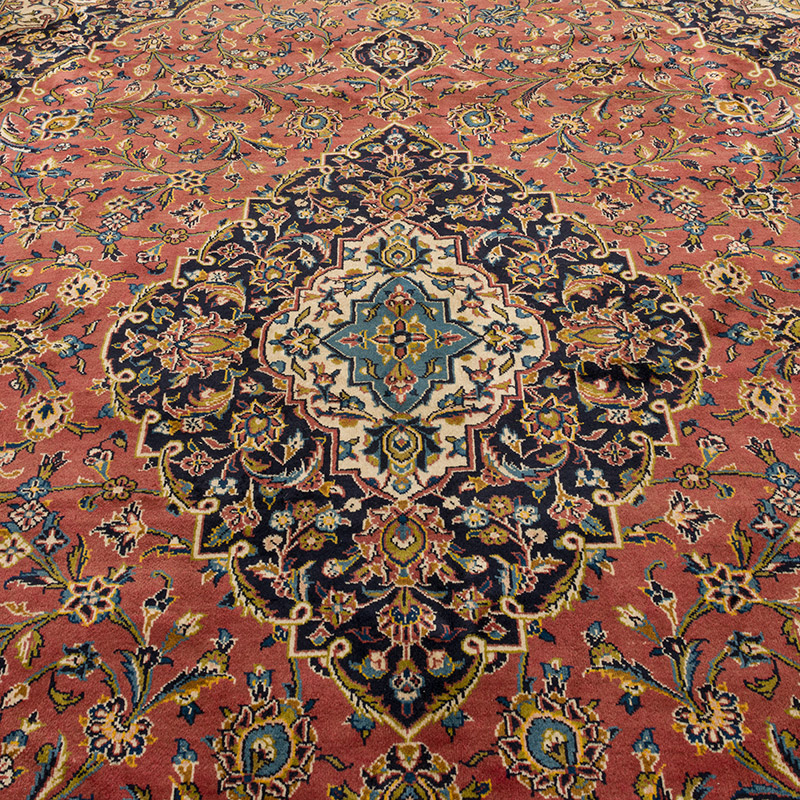 El Dokuma Vintage Halı - 302 cm x 411 cm - K0094071