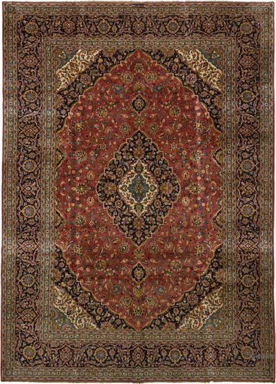 El Dokuma Vintage Halı - 302 cm x 411 cm