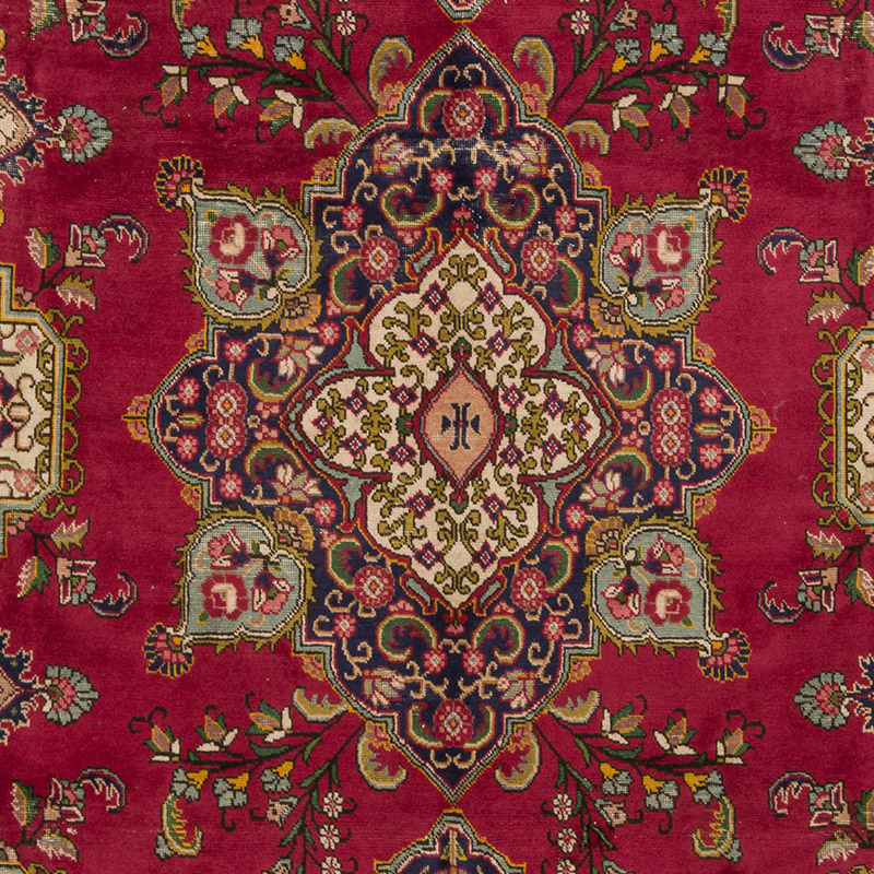 El Dokuma Vintage Halı - 308 cm x 390 cm - K0094072