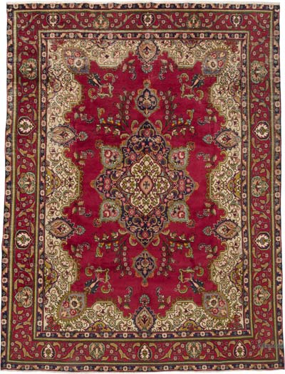 El Dokuma Vintage Halı - 308 cm x 390 cm