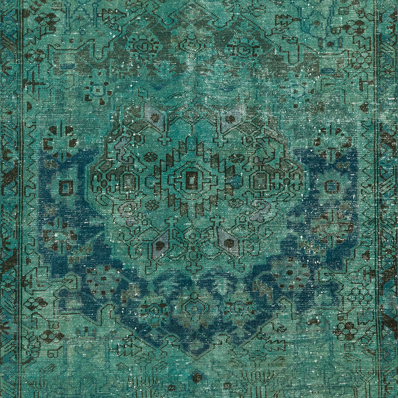 Boyalı El Dokuma Vintage Halı - K0094078
