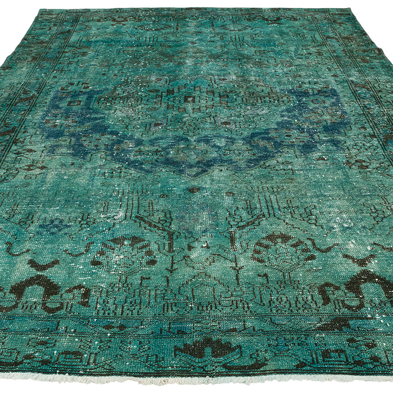 Boyalı El Dokuma Vintage Halı - K0094078