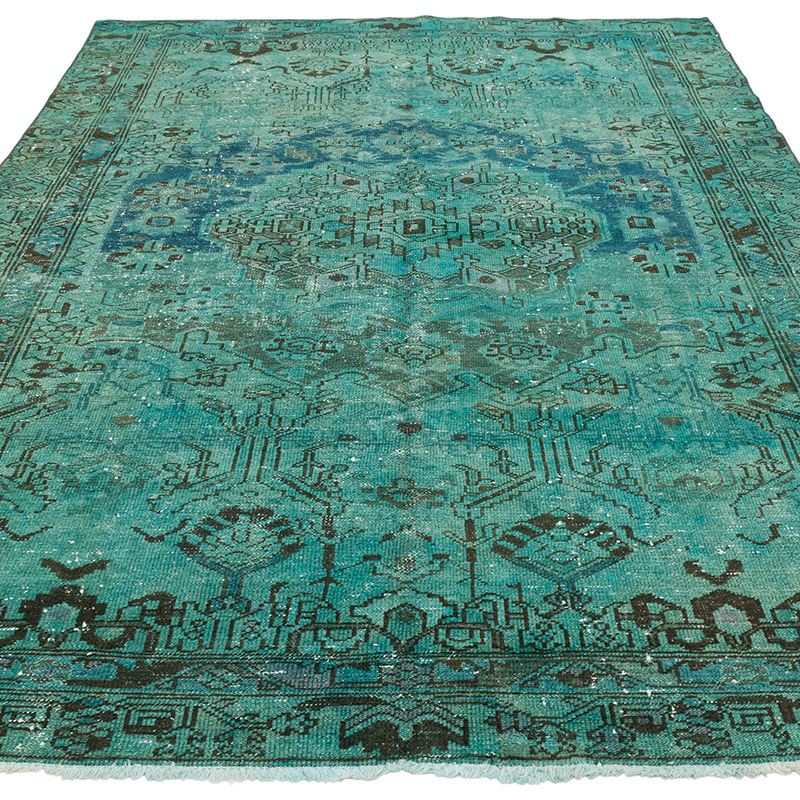 Boyalı El Dokuma Vintage Halı - K0094078