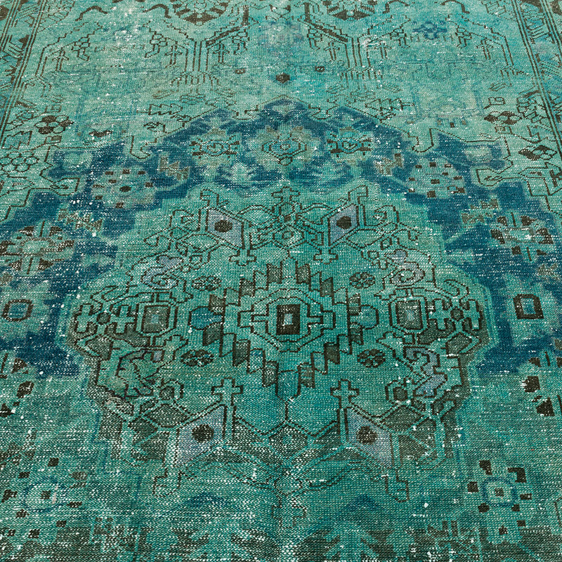 Boyalı El Dokuma Vintage Halı - K0094078