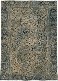 Alfombra Oriental Vintage Anudada a Mano - 245 cm x 340 cm