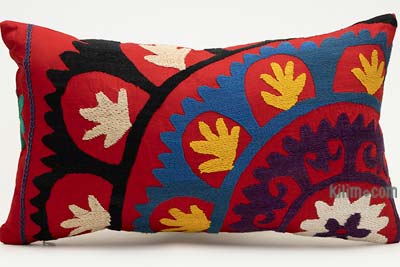 Funda de Cojín Suzani Uzbeka