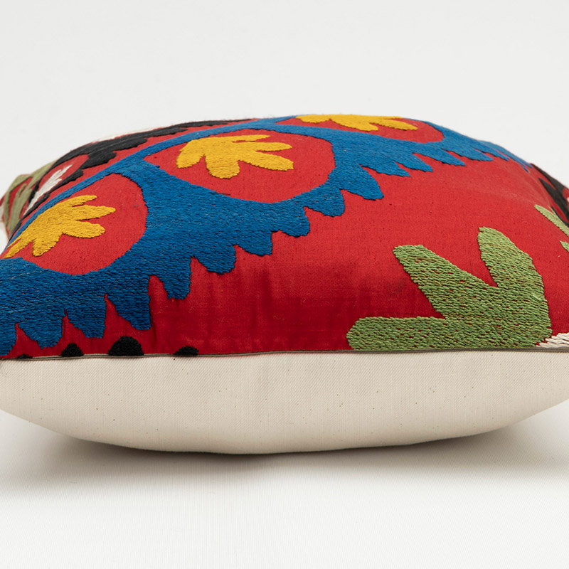 Uzbek Suzani Pillow Cover - K0094447
