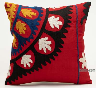 Uzbek Suzani Pillow Cover