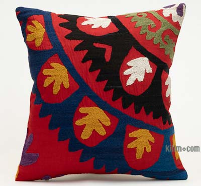 Uzbek Suzani Pillow Cover