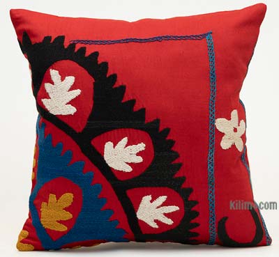 Uzbek Suzani Pillow Cover