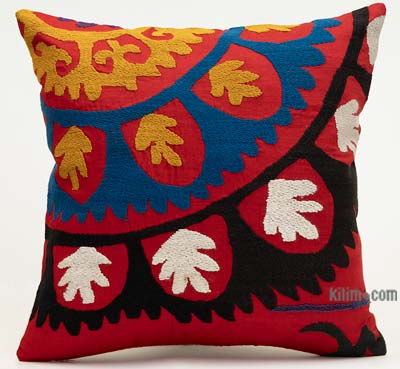Uzbek Suzani Pillow Cover