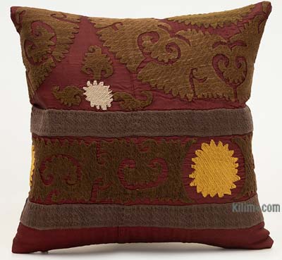 Uzbek Suzani Pillow Cover