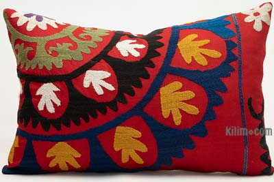 Funda de Cojín Suzani Uzbeka