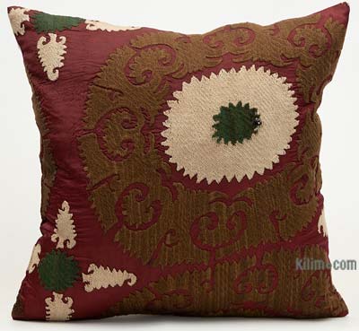 Uzbek Suzani Pillow Cover