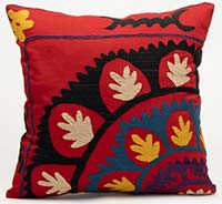 Uzbek Suzani Pillow Cover