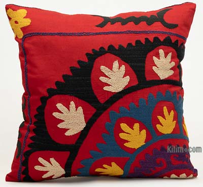 Uzbek Suzani Pillow Cover