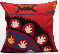 Uzbek Suzani Pillow Cover