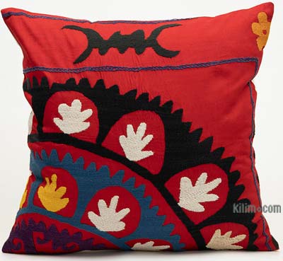 Uzbek Suzani Pillow Cover