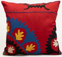 Uzbek Suzani Pillow Cover