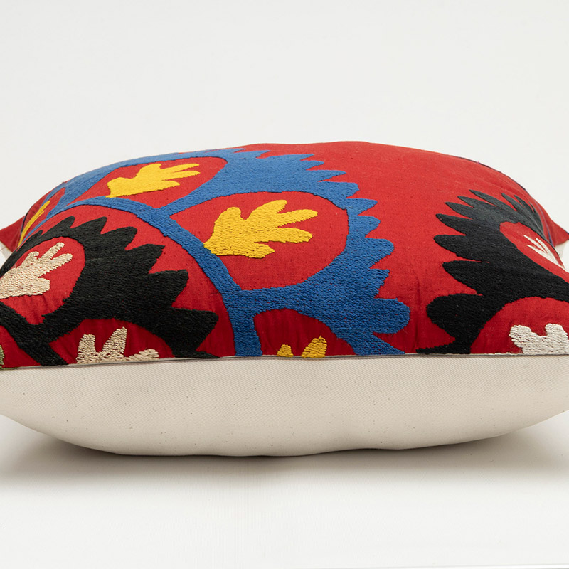 Uzbek Suzani Pillow Cover - K0094538