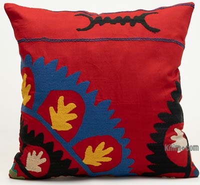 Uzbek Suzani Pillow Cover
