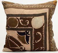 Uzbek Suzani Pillow Cover