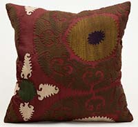 Uzbek Suzani Pillow Cover