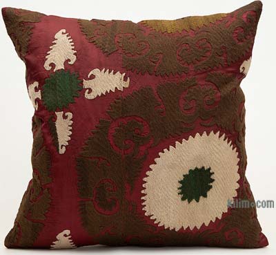 Uzbek Suzani Pillow Cover