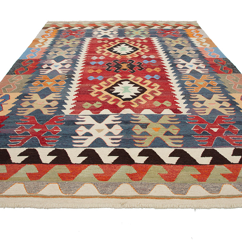 Yeni Kök Boya El Dokuma Kilim - K0094548