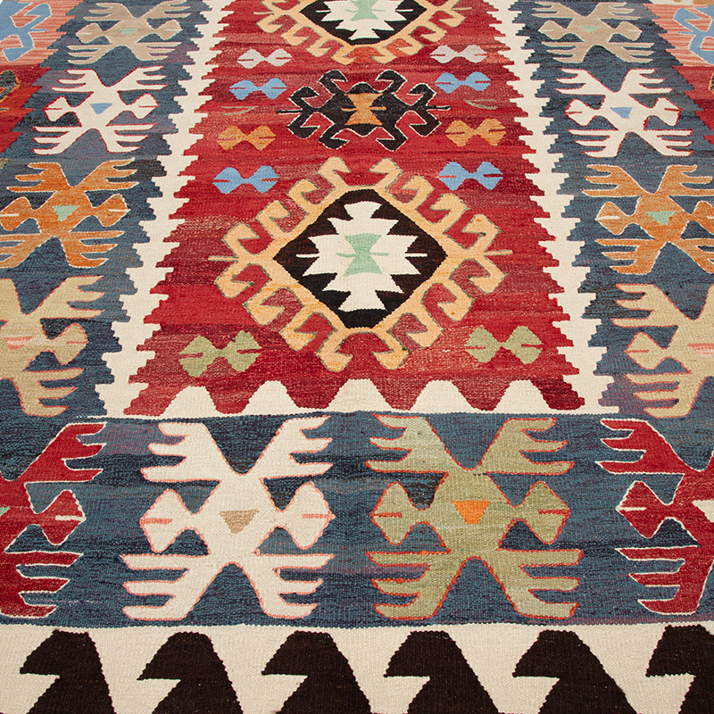 Yeni Kök Boya El Dokuma Kilim - K0094548