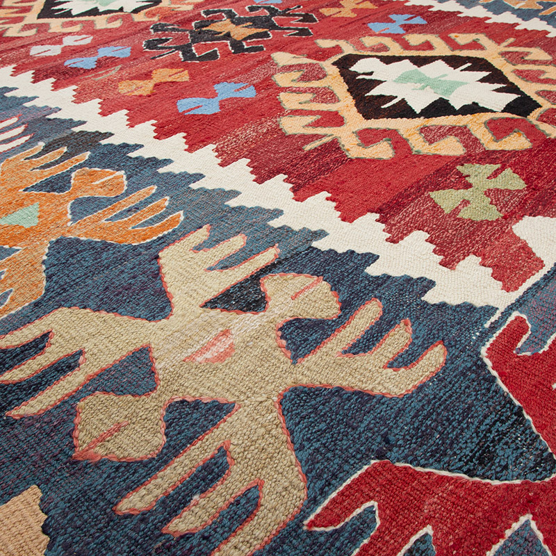 Yeni Kök Boya El Dokuma Kilim - K0094548