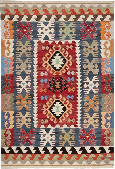 Nueva Alfombra Turca Kilim - 208 cm x 304 cm