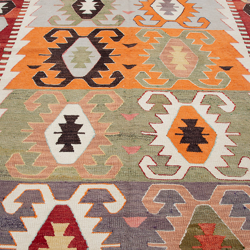 Yeni Kök Boya El Dokuma Kilim - K0094549