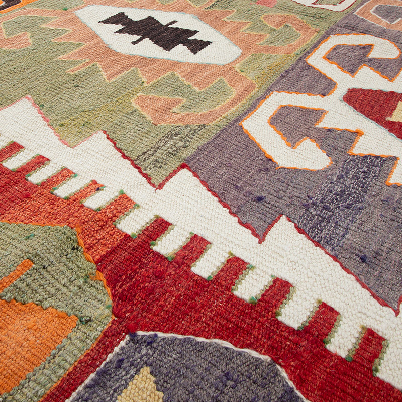 Yeni Kök Boya El Dokuma Kilim - K0094549