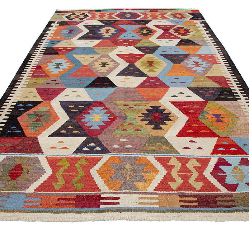 Yeni Kök Boya El Dokuma Kilim - K0094550
