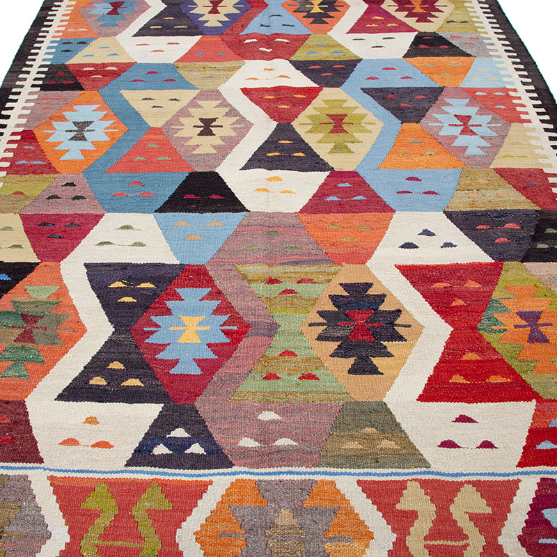 Yeni Kök Boya El Dokuma Kilim - K0094550