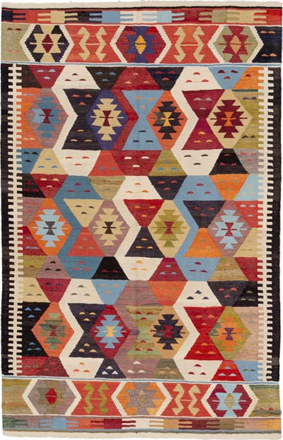 Yeni Kök Boya El Dokuma Kilim
