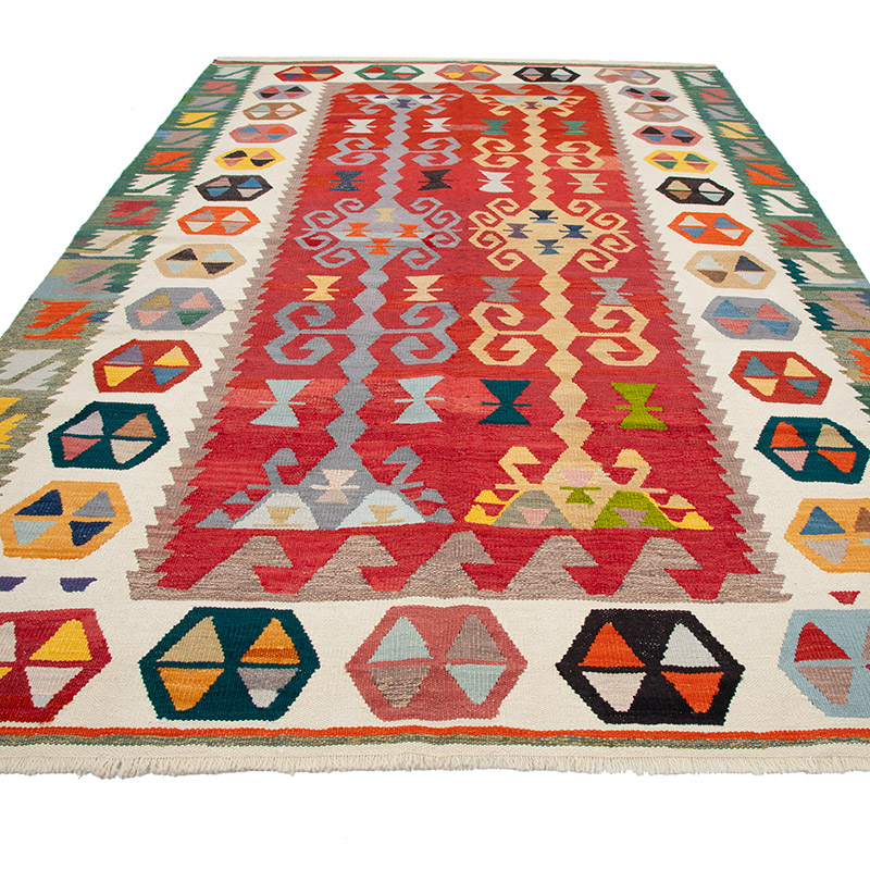 Yeni Kök Boya El Dokuma Kilim - K0094551