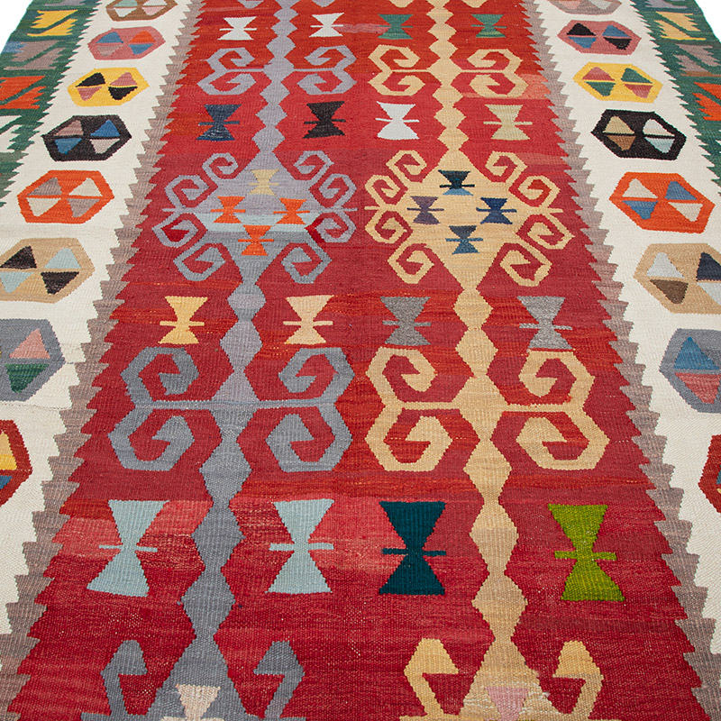 Yeni Kök Boya El Dokuma Kilim - K0094551
